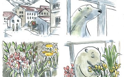 Eisbär in der Schweiz