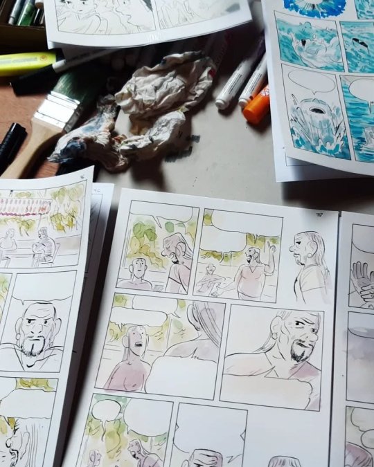 Première passe de couleur