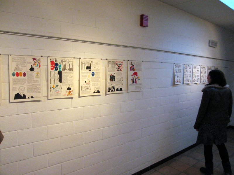 Des pages sur les murs image 13